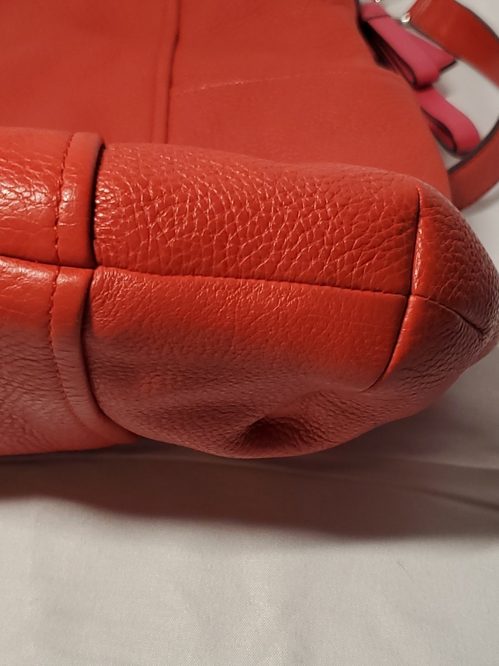 Authentic Coach Women's Pebbled Leather Hobo Bag - 2 Way Crossbody - Picture 6 of 16